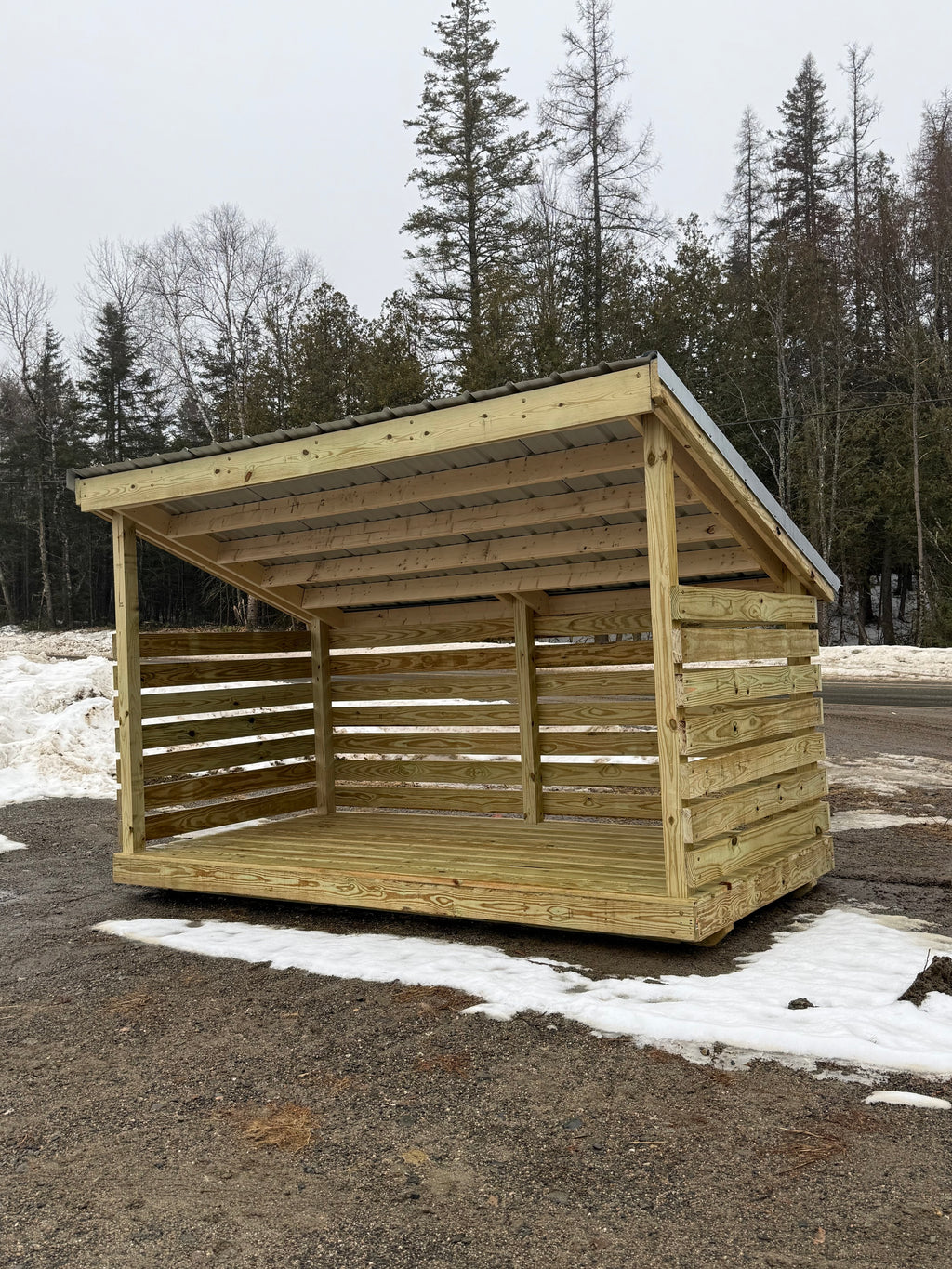 6x12 Wood Shed