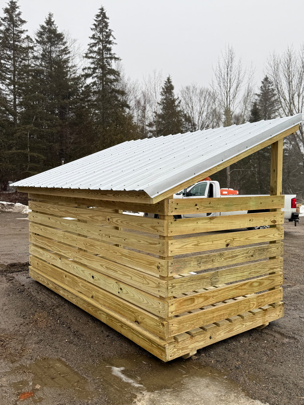 6x12 Wood Shed