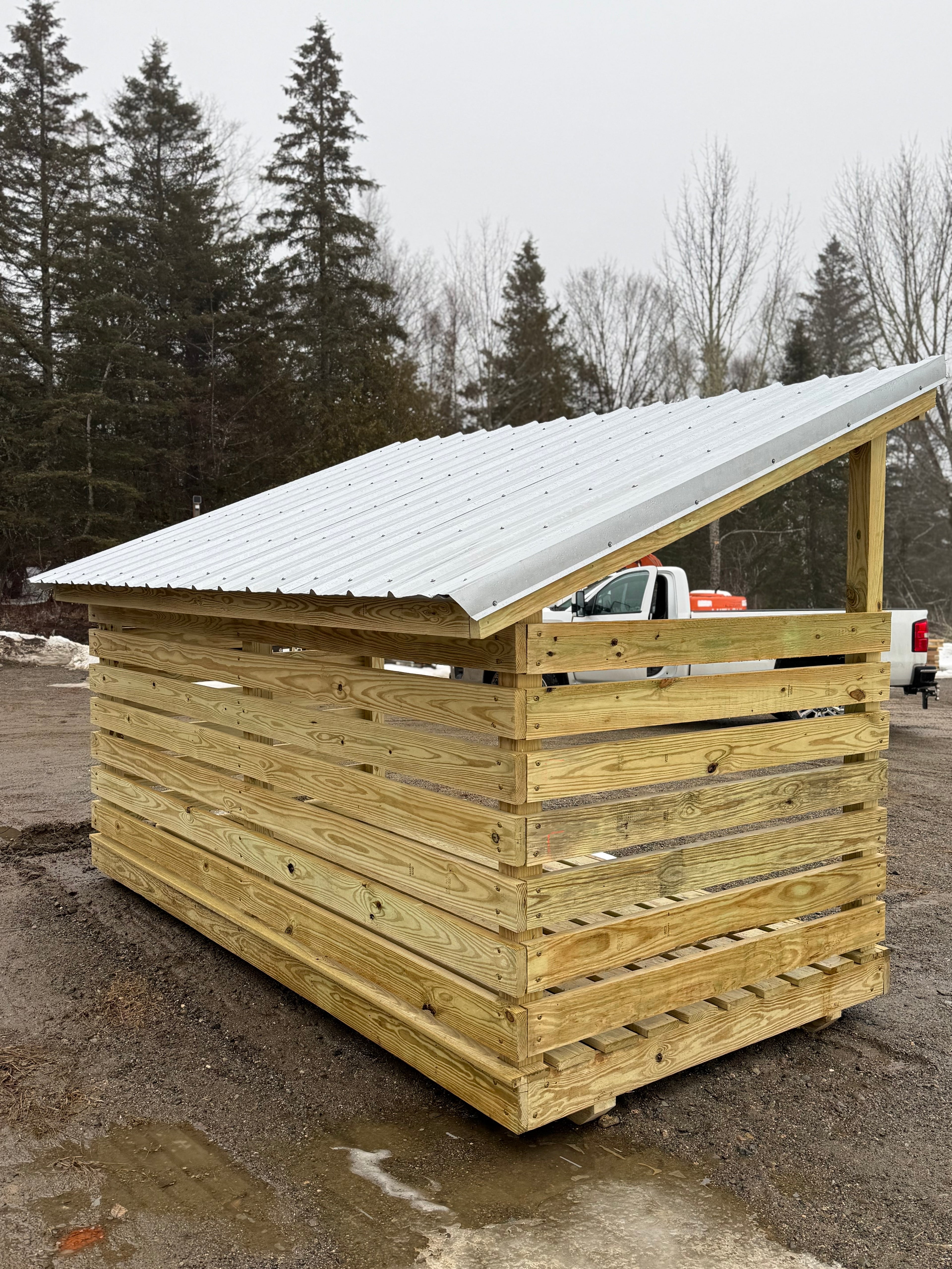 6x12 Wood Shed