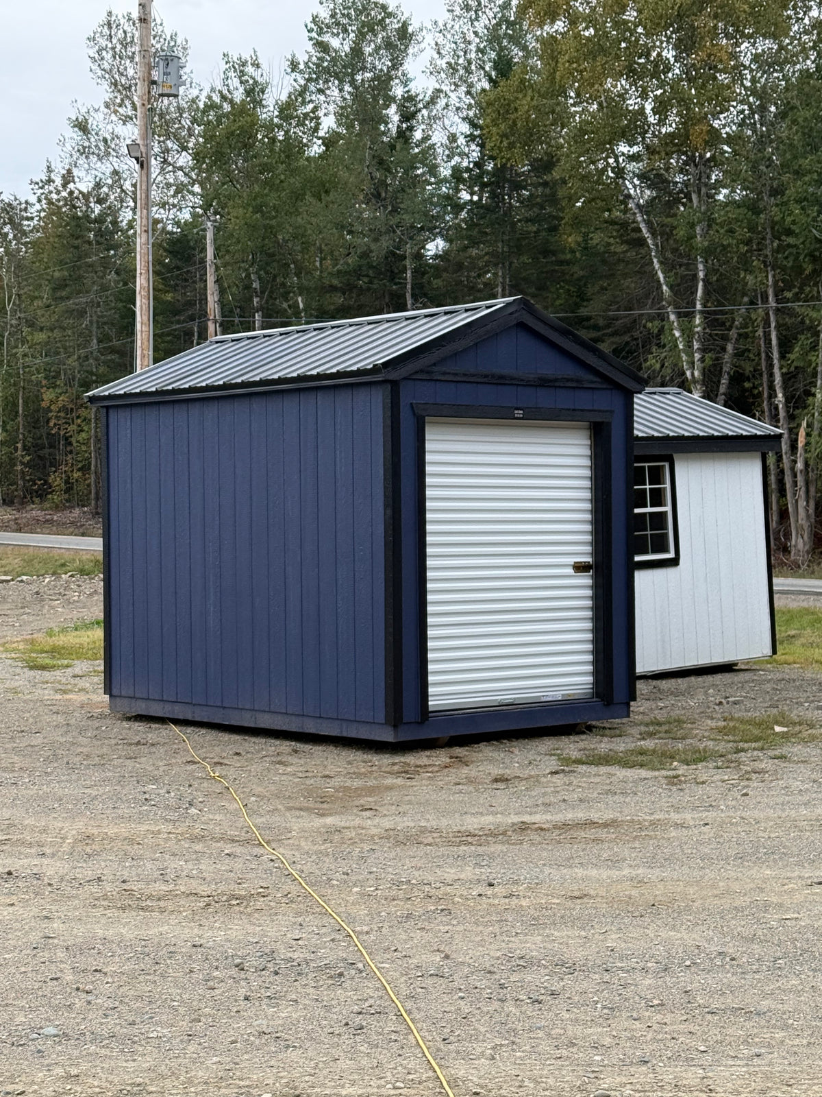 8x12 Storage Shed Garage style