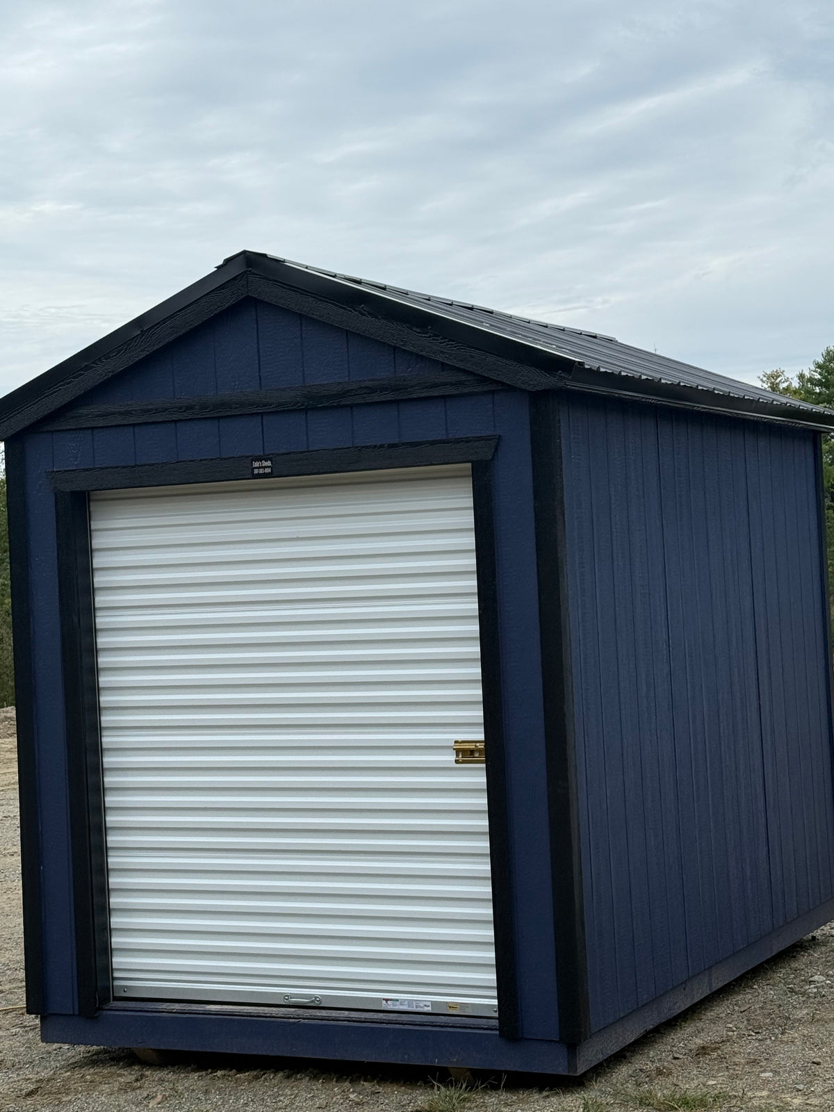 8x12 Storage Shed Garage style