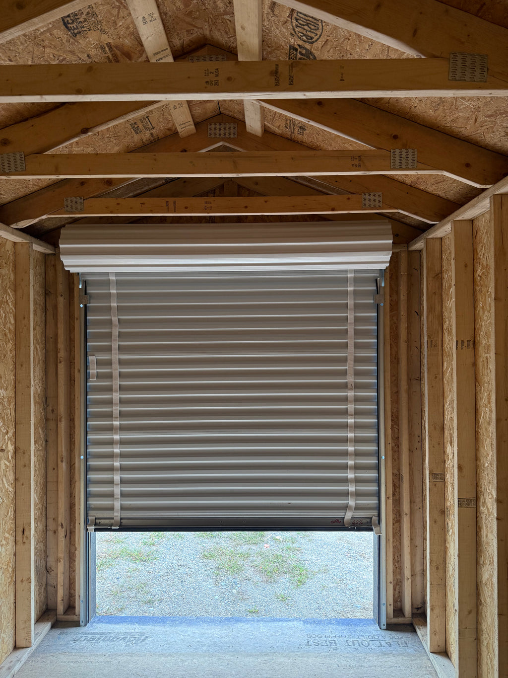 8x12 Storage Shed Garage style